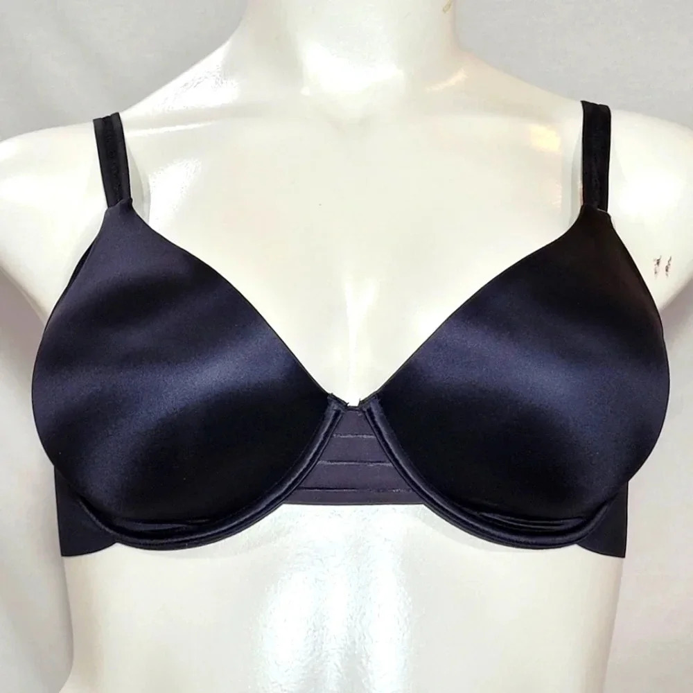 40D Maidenform DM7540 Smooth Luxe Extra Cover UW Bra Black NWT